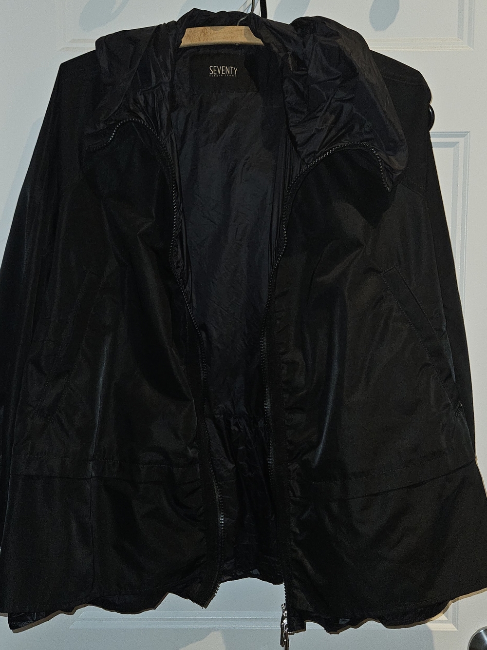 💝3/$10💝Seventy Black Hooded Shell Jacket